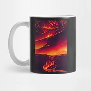 Hottest pattern design ever! Fire and lava #5 Mug